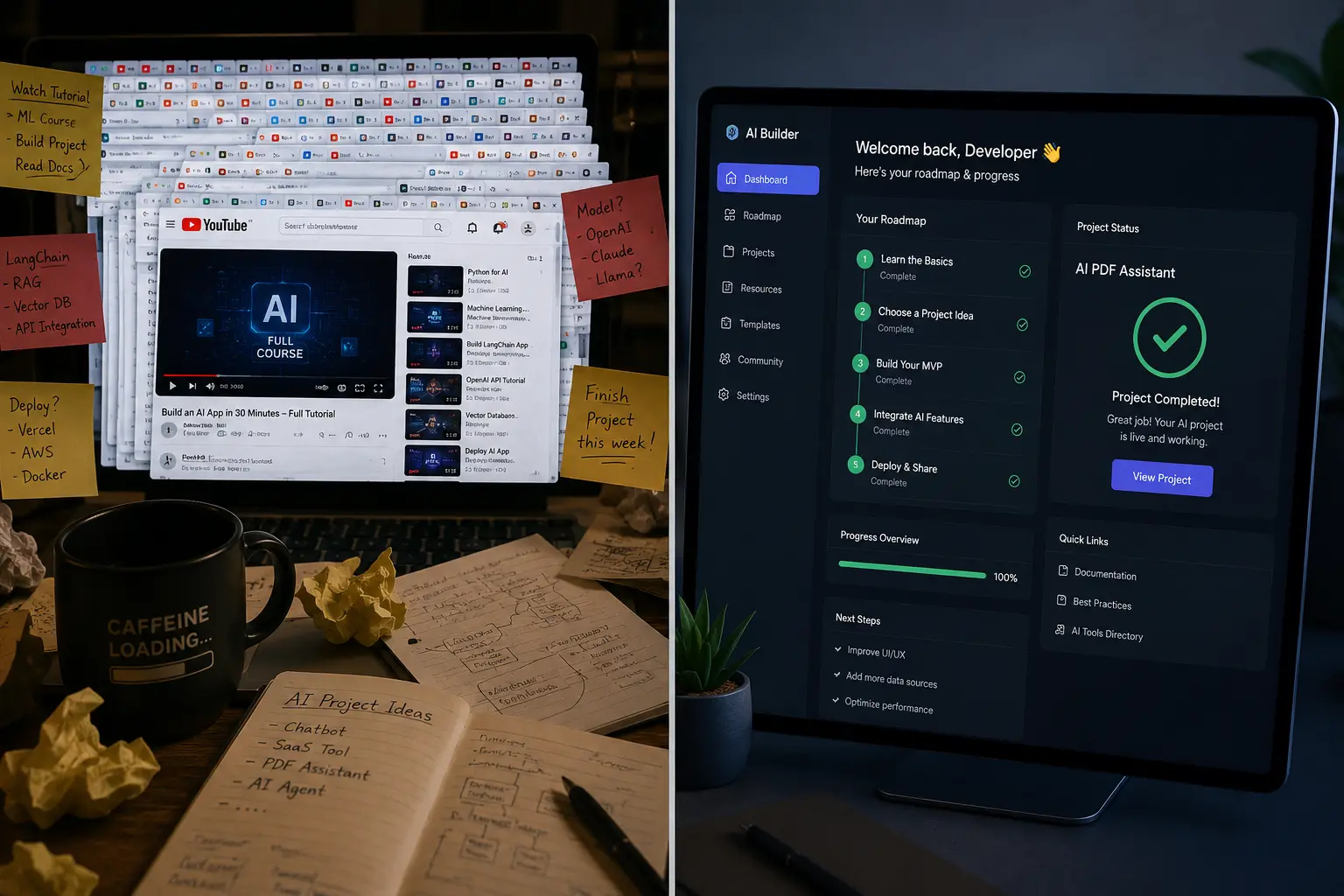 How I Learned AI Engineering Using an AI Workspace (And Why I'll Never Go Back)