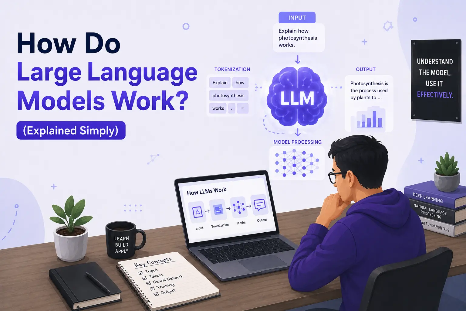 How Do Large Language Models Work? A Beginner's Guide (2026)